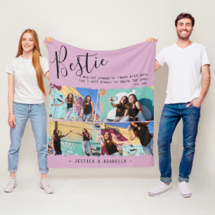 Moderne Bestie Quote Foto Collage Personalisierte Fleecedecke