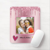 Moderne Bestien mit rosa Glitzer individuell einst Mousepad (Mit Mouse)