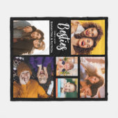 Moderne Besties 6 Fotosammlung Bester Freund Schwa Fleecedecke (Vorderseite (Horizontal))