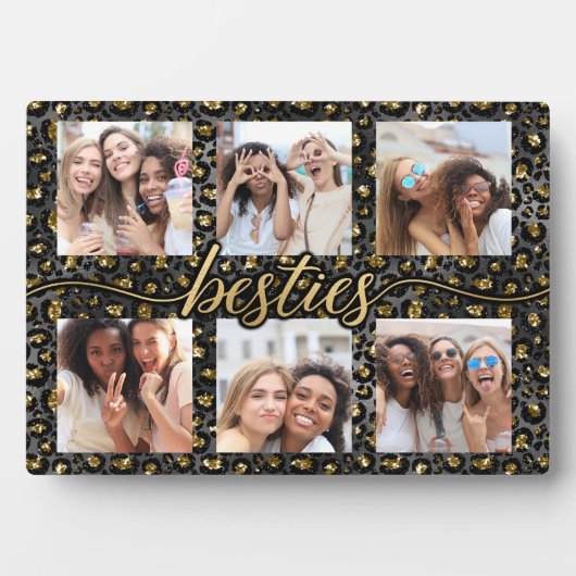 Moderne Besties BESTE FREUNDIN Best Friends Foto G Fotoplatte (Vorderseite)