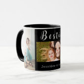 Moderne Besties Foto Collage Tasse (Vorderseite Links)