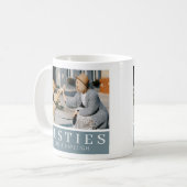 Moderne Besties Hund Lover Keepake Foto Kaffeetasse (Vorderseite Links)
