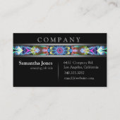 Moderne bewegliche Rolle-Mandala Visitenkarte (Rückseite)