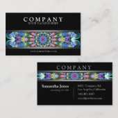 Moderne bewegliche Rolle-Mandala Visitenkarte (Vorne/Hinten)