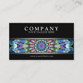 Moderne bewegliche Rolle-Mandala Visitenkarte