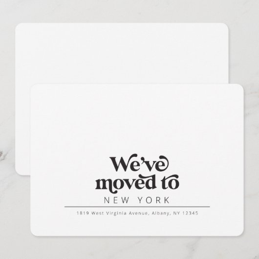 Moderne, bewegte Ankündigung (Vorne/Hinten)