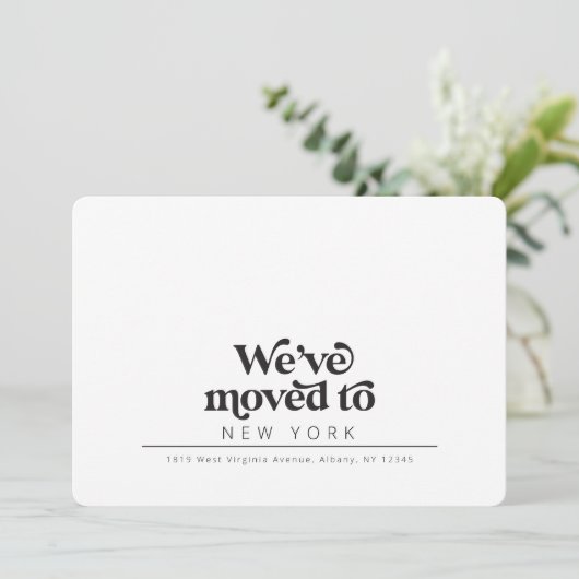 Moderne, bewegte Ankündigung (Stehend Vorderseite)