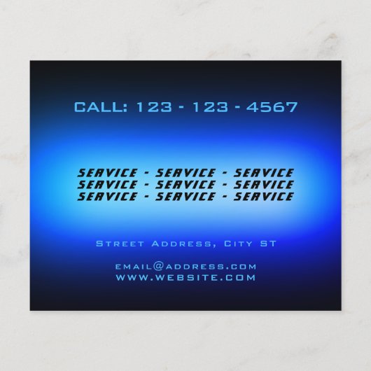 Moderne Bewegung inspiriert Flyer (Hinten)