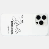 Moderne Bibelverse Case-Mate iPhone Hülle (Rückseite (Horizontal))