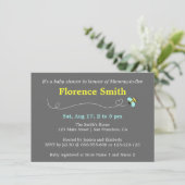 Moderne Bienen-Babyparty, damit die Mama ist Einladung (Stehend Vorderseite)