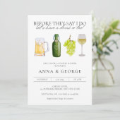 Moderne Bierbrauereien Dusche Einladung (Stehend Vorderseite)