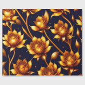 Moderne Big Luxury Gold Rose Collection Geschenkpapier (Flach)