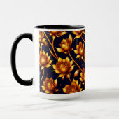 Moderne Big Luxury Gold Rose Collection Tasse (Links)