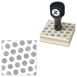 Moderne Big Polka Dots Scrapbooking Gummistempel