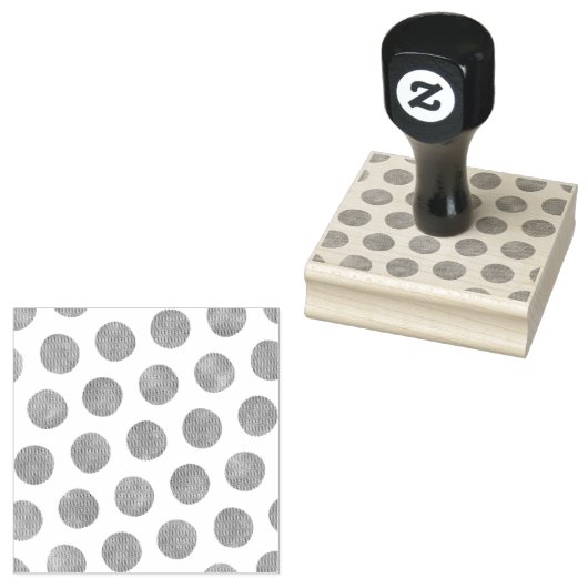 Moderne Big Polka Dots Scrapbooking Gummistempel (Stempel)