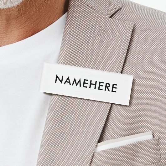 Moderne Big Schriftartes einfache Minimalistische  Namenschild