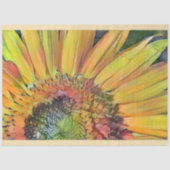 Moderne Big Sunflower Collection Seidenpapier (Vorderseite)