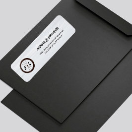 Moderne Biker-Hochzeitmonogramm-Initialen