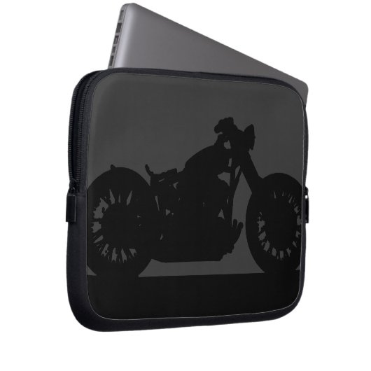 Moderne Biker Laptopschutzhülle (Vorne Rechts)