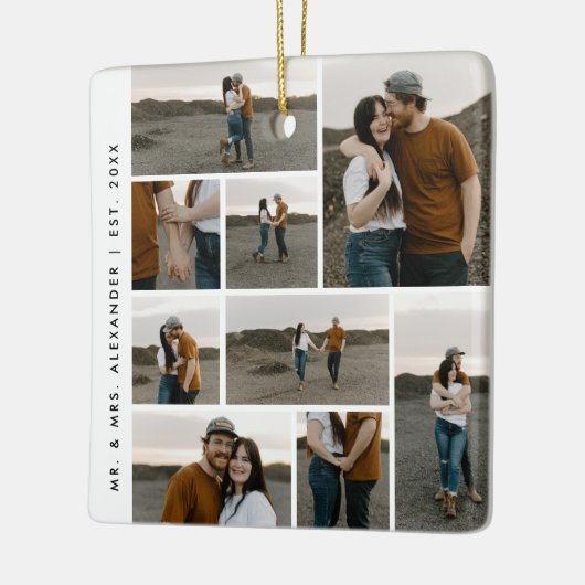 Moderne Bild Collage bearbeitbare Farbe Keramikornament (Links)