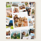 Moderne Bilderalbum-Fotocollage Planer (Rückseite)