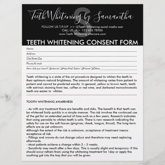 Moderne billige Haushaltsform Teeth Whitening Flyer (Vorne)