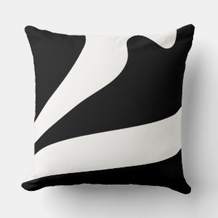 Moderne Bio Abstrakte Wellenform Kissen