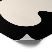 Moderne Bio Abstraktion des Mittelalters Poster (Ecke)