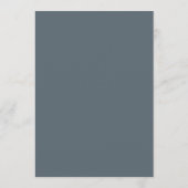 Moderne Bio Blumenabteilung Menükarte (Rückseite)