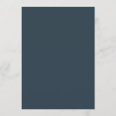 Moderne Bio Blumenabteilung Menükarte (Rückseite)