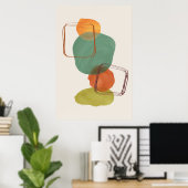 Moderne Bio Formen Moderne Kunst 1 Poster (Heimbüro)