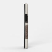 Moderne Bio-Kaffeebohnen-geometrisch- Case-Mate iPhone Hülle (Hinten/Rechts)