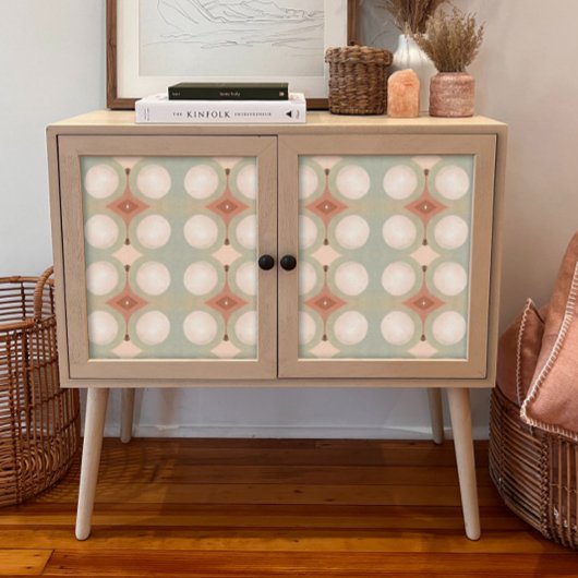 Moderne Bio Kreise des Mitteljahrhunderts - Entsch Seidenpapier