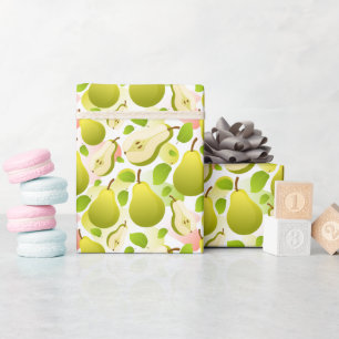 Moderne Birnfruchtmuster-Wrapping Paper Roll Geschenkpapier