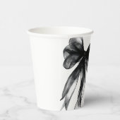 Moderne Black Bow Graduation Party Pappbecher (Rechts)