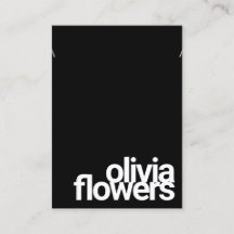 Moderne Black Bracelet Necklass Business Card