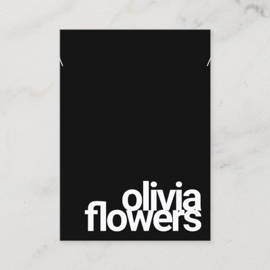 Moderne Black Bracelet Necklass Business Card Visitenkarte (Vorderseite)