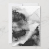 Moderne Black Brush Script Foto Graduation Party Einladung (Rückseite)