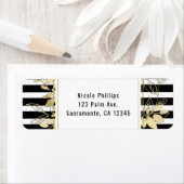 Moderne Black Gold Botanical Glamour Chic Wedding (Insitu)