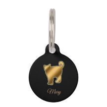 Moderne Black Gold Cat