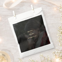 Moderne Black Gold Foto Overlay-Hochzeit