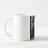Moderne Black & Gold Graduate Foto Kaffee Tasse (Links)