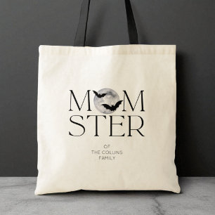 Moderne Black Moon Bats Funny Halloween Mama Tragetasche