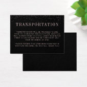 Moderne Black Pink Wedding Card (Schreibtisch)