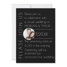 Moderne Black Tonal Virtual Wedding, Foto