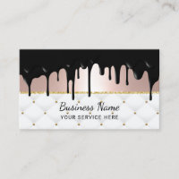 Moderne Black Tropfens Rose Gold Luxus Salon & Wel