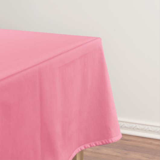 Moderne Blase rosa Schlicht Solid Color Tischdecke (Beispiel)
