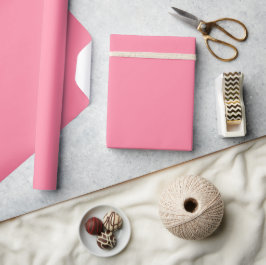 Moderne Blasen-Pink einfarbig Geschenkpapier