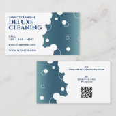 Moderne Blasenmuster-Imitate aus Metall Visitenkarte (Vorne/Hinten)