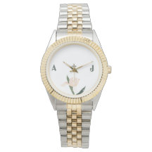 Moderne blassrosa floral